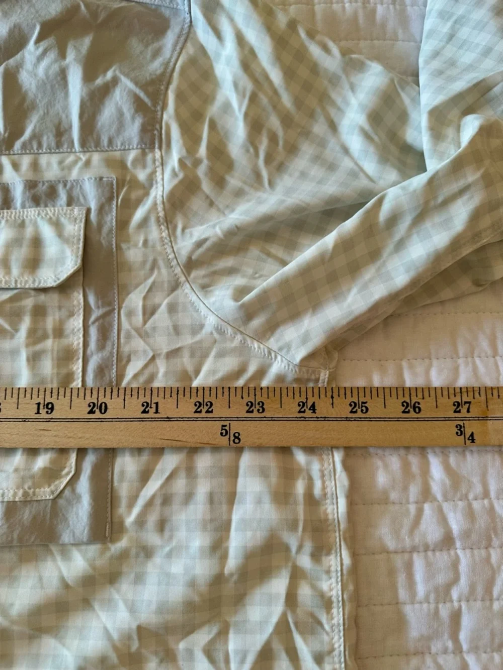✨SOLD✨Patagonia Boat & Beach Shirt | L |Oversized Cover-Up Neutral Coastal - Picture 12 of 13